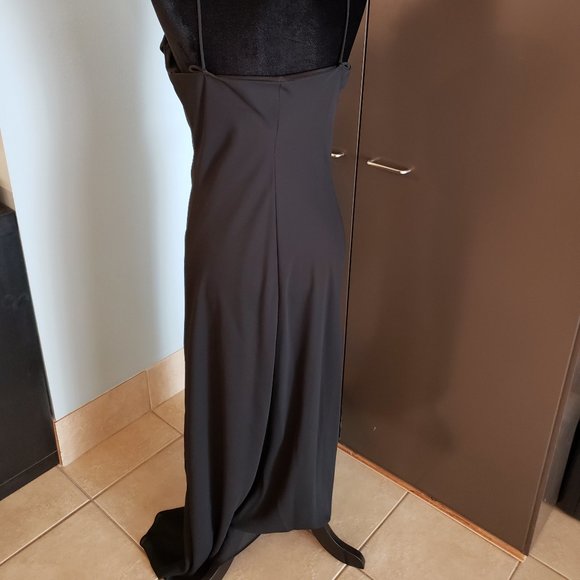 Onyx Black Dress with Lining Size 14 - Picture 6 of 8